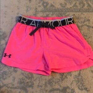 Girls UA shorts